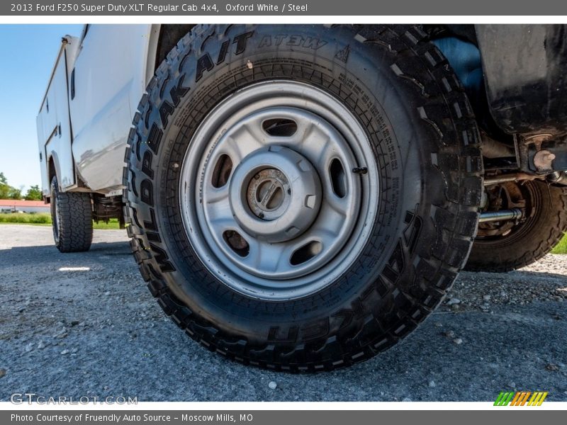 Oxford White / Steel 2013 Ford F250 Super Duty XLT Regular Cab 4x4