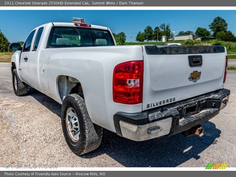 Summit White / Dark Titanium 2011 Chevrolet Silverado 2500HD Extended Cab