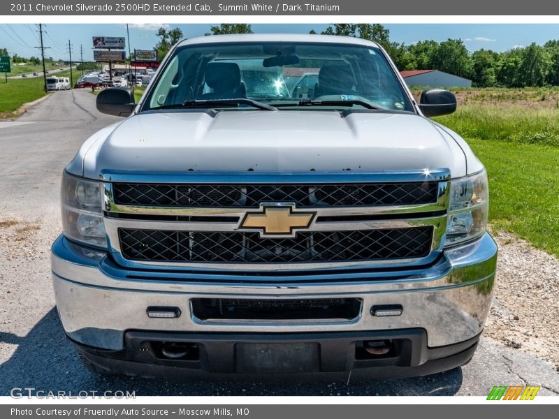 Summit White / Dark Titanium 2011 Chevrolet Silverado 2500HD Extended Cab