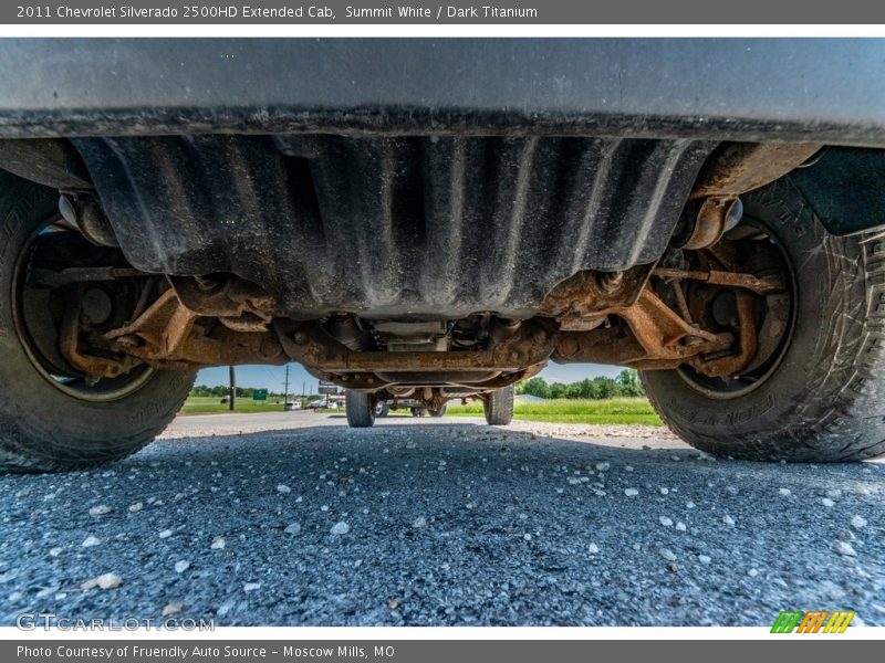 Summit White / Dark Titanium 2011 Chevrolet Silverado 2500HD Extended Cab