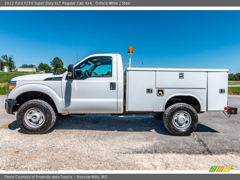 Oxford White / Steel 2013 Ford F250 Super Duty XLT Regular Cab 4x4