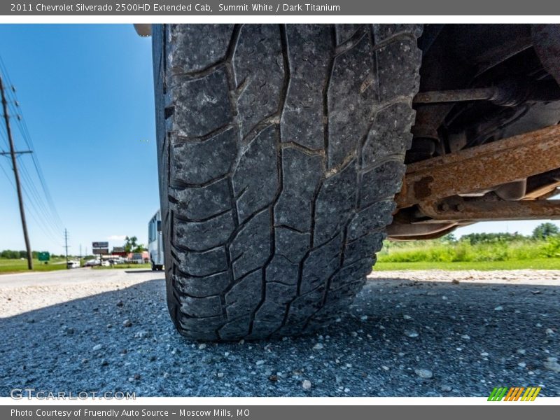 Summit White / Dark Titanium 2011 Chevrolet Silverado 2500HD Extended Cab