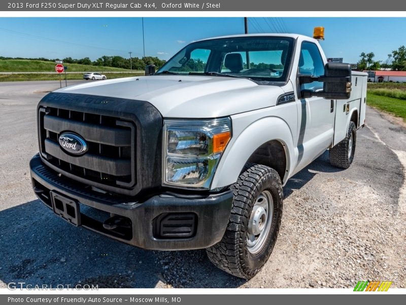Oxford White / Steel 2013 Ford F250 Super Duty XLT Regular Cab 4x4