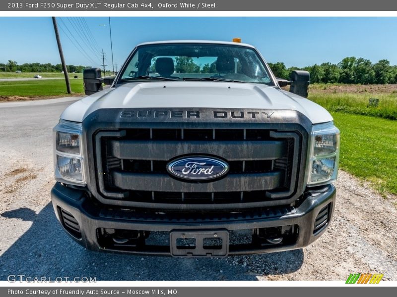 Oxford White / Steel 2013 Ford F250 Super Duty XLT Regular Cab 4x4