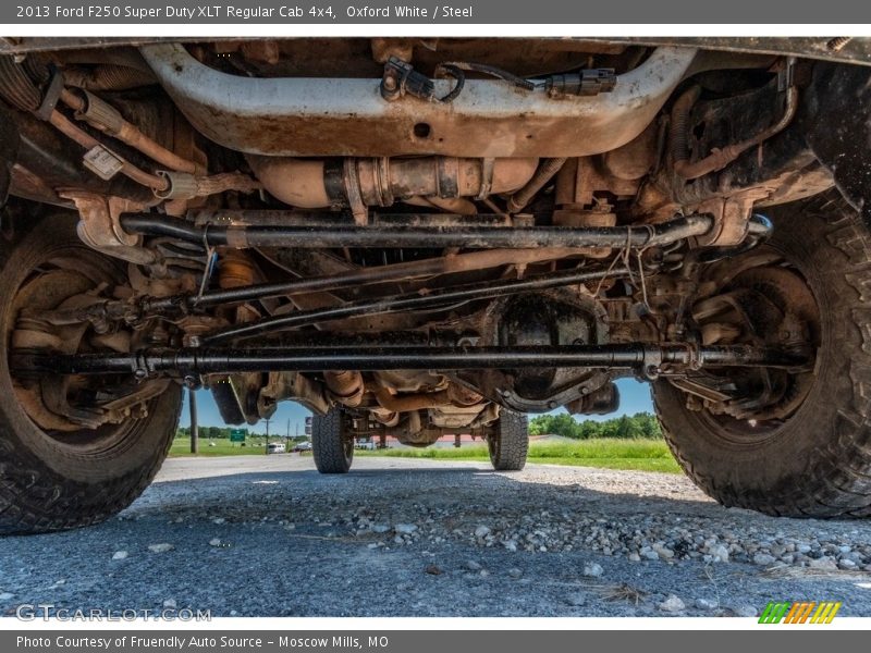 Oxford White / Steel 2013 Ford F250 Super Duty XLT Regular Cab 4x4