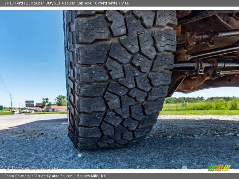 Oxford White / Steel 2013 Ford F250 Super Duty XLT Regular Cab 4x4
