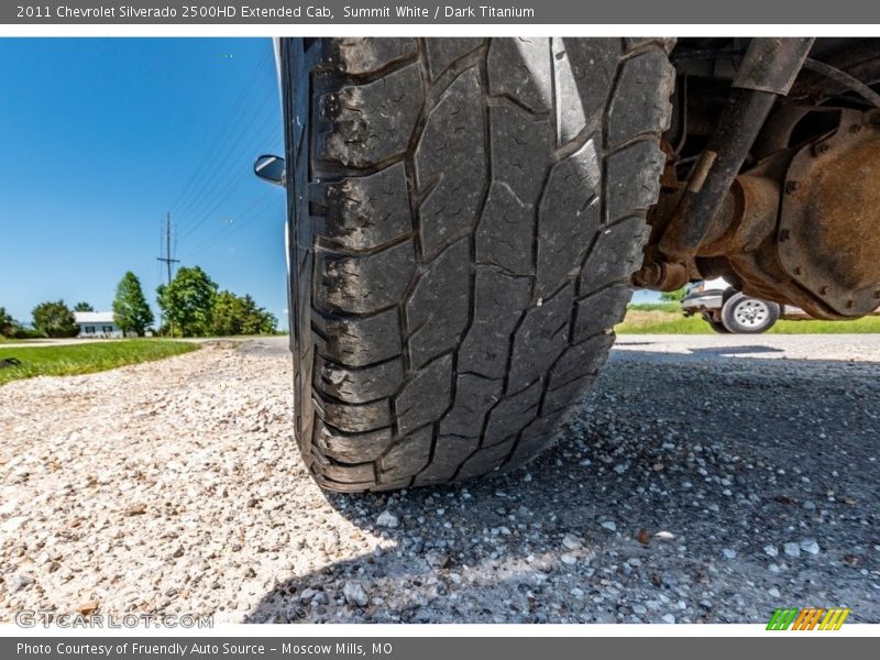 Summit White / Dark Titanium 2011 Chevrolet Silverado 2500HD Extended Cab