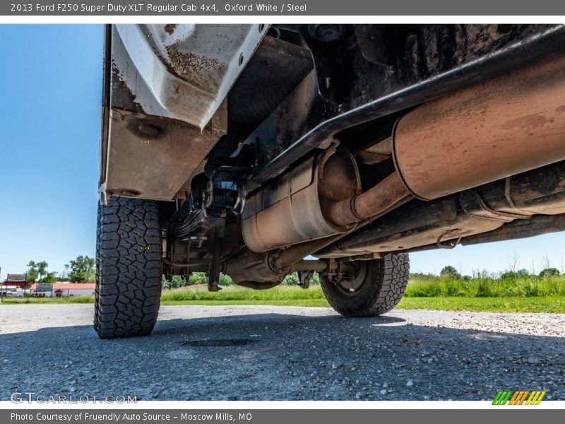 Oxford White / Steel 2013 Ford F250 Super Duty XLT Regular Cab 4x4