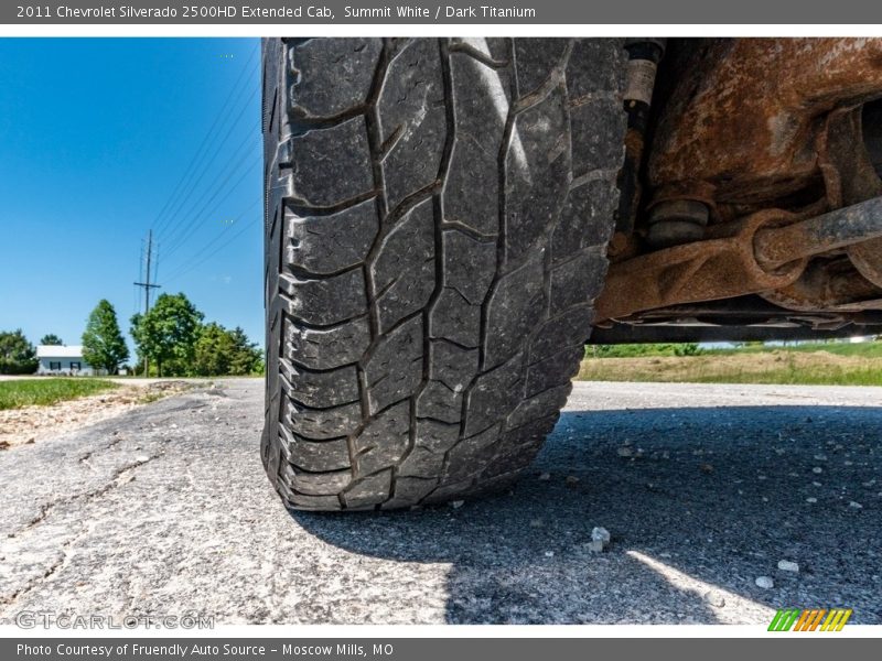 Summit White / Dark Titanium 2011 Chevrolet Silverado 2500HD Extended Cab