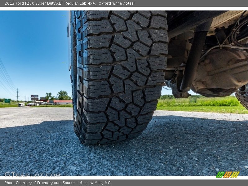 Oxford White / Steel 2013 Ford F250 Super Duty XLT Regular Cab 4x4