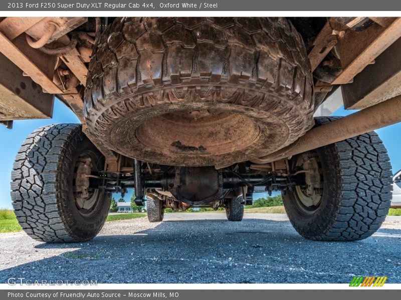 Oxford White / Steel 2013 Ford F250 Super Duty XLT Regular Cab 4x4