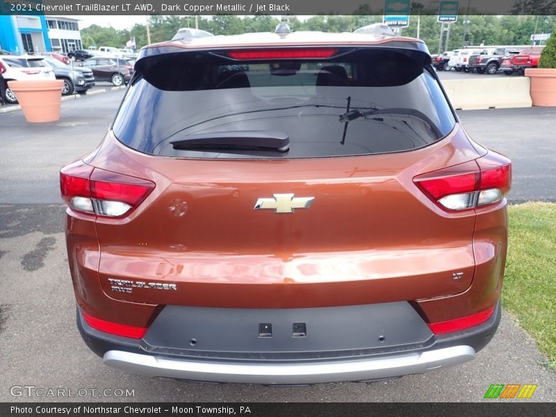Dark Copper Metallic / Jet Black 2021 Chevrolet TrailBlazer LT AWD