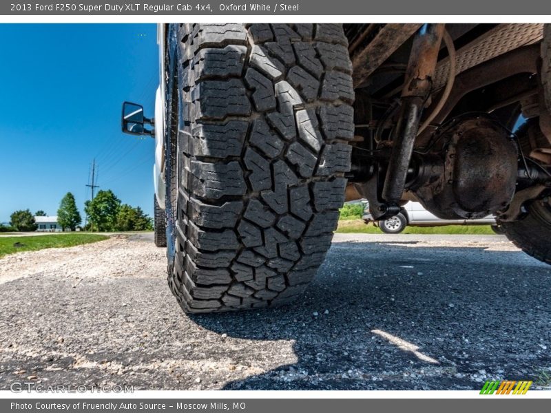 Oxford White / Steel 2013 Ford F250 Super Duty XLT Regular Cab 4x4
