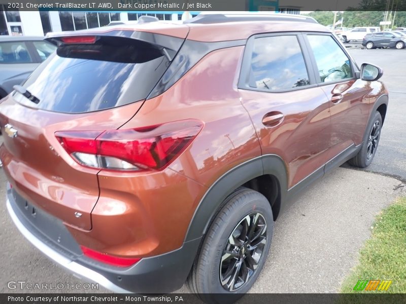 Dark Copper Metallic / Jet Black 2021 Chevrolet TrailBlazer LT AWD