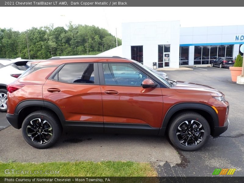 Dark Copper Metallic / Jet Black 2021 Chevrolet TrailBlazer LT AWD