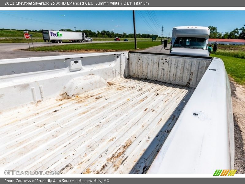 Summit White / Dark Titanium 2011 Chevrolet Silverado 2500HD Extended Cab