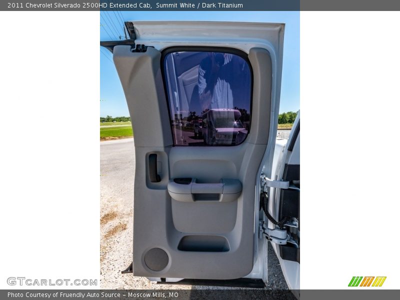Summit White / Dark Titanium 2011 Chevrolet Silverado 2500HD Extended Cab