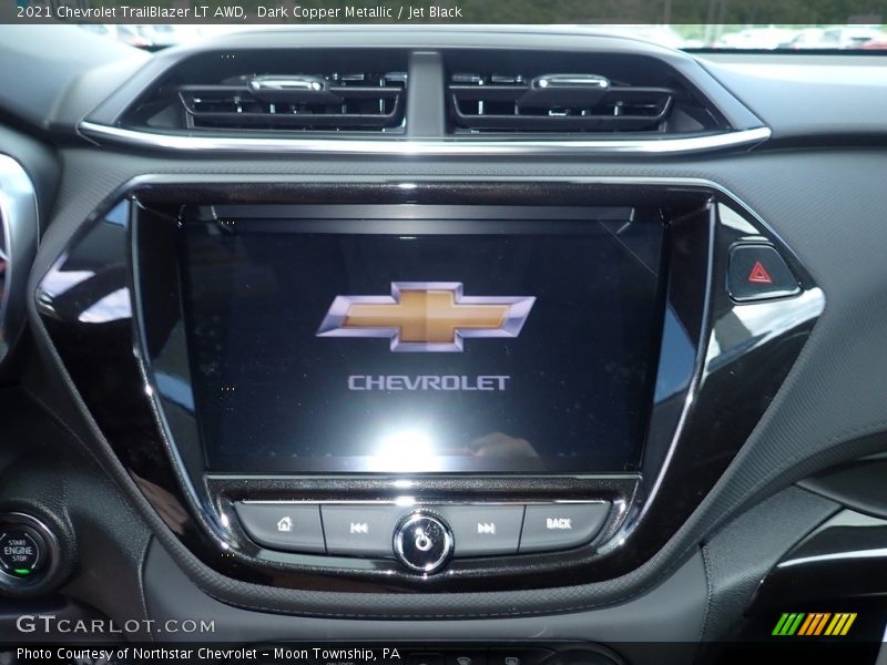 Dark Copper Metallic / Jet Black 2021 Chevrolet TrailBlazer LT AWD