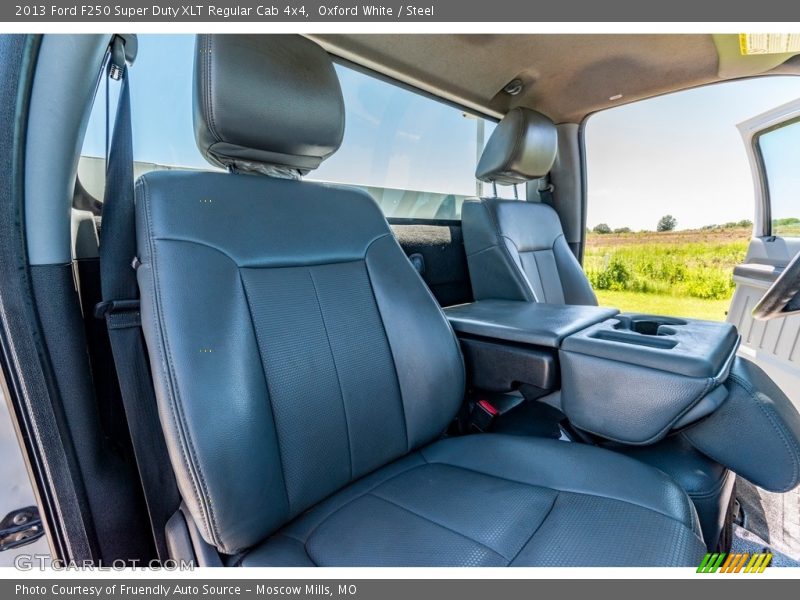 Oxford White / Steel 2013 Ford F250 Super Duty XLT Regular Cab 4x4