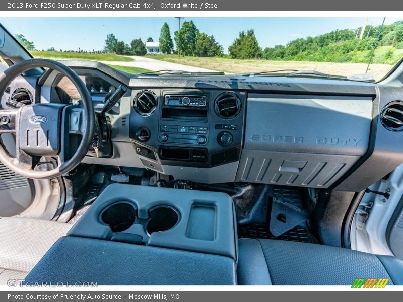 Oxford White / Steel 2013 Ford F250 Super Duty XLT Regular Cab 4x4