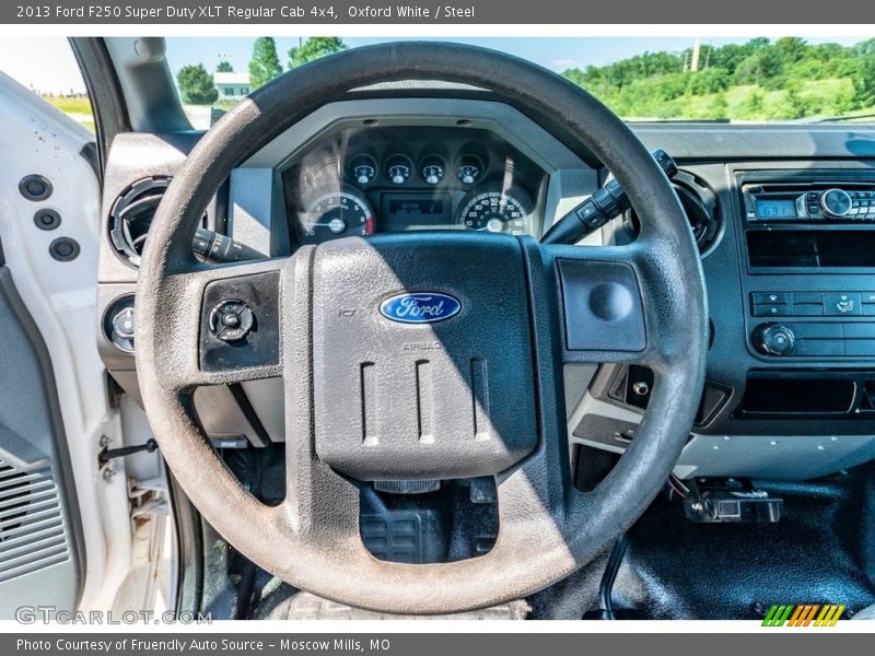 Oxford White / Steel 2013 Ford F250 Super Duty XLT Regular Cab 4x4