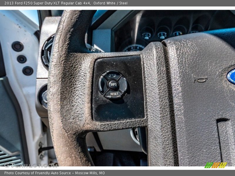 Oxford White / Steel 2013 Ford F250 Super Duty XLT Regular Cab 4x4