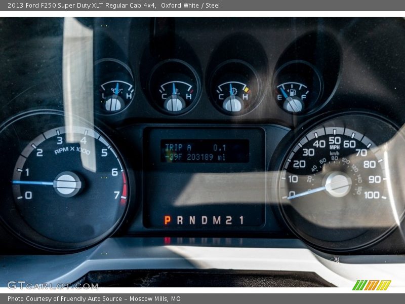 Oxford White / Steel 2013 Ford F250 Super Duty XLT Regular Cab 4x4
