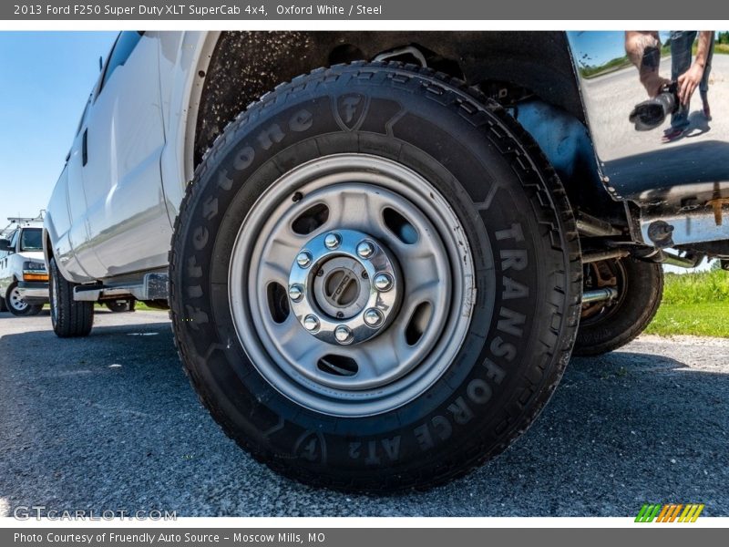 Oxford White / Steel 2013 Ford F250 Super Duty XLT SuperCab 4x4