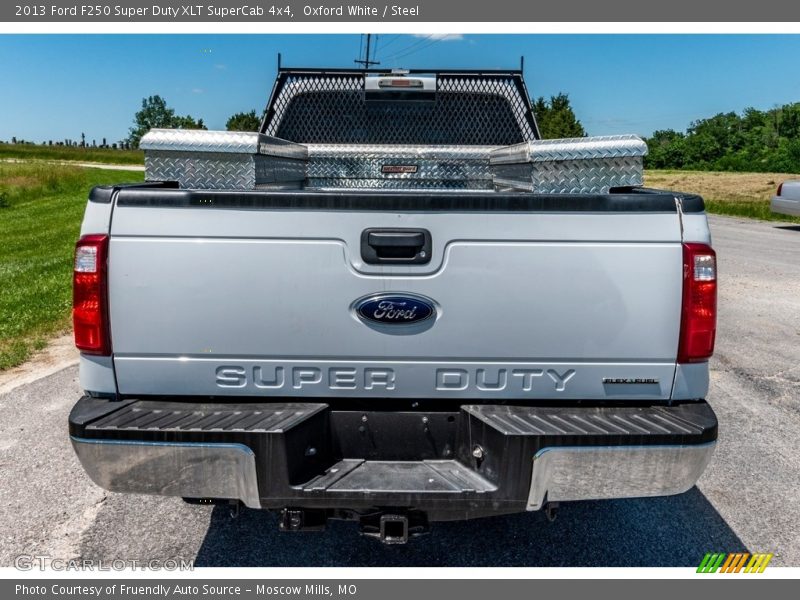 Oxford White / Steel 2013 Ford F250 Super Duty XLT SuperCab 4x4
