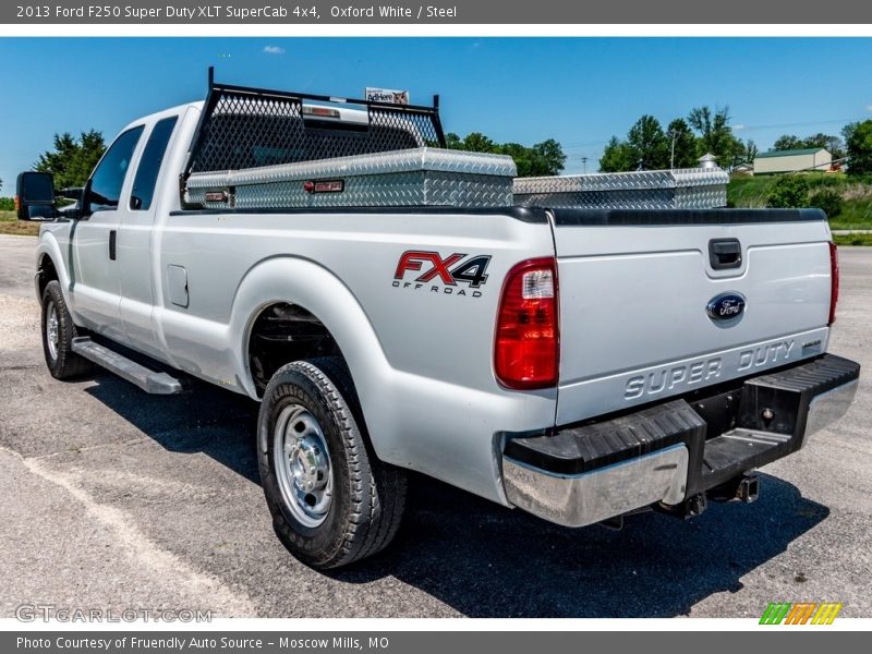 Oxford White / Steel 2013 Ford F250 Super Duty XLT SuperCab 4x4