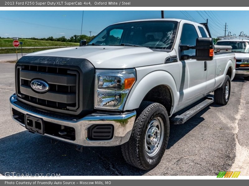 Oxford White / Steel 2013 Ford F250 Super Duty XLT SuperCab 4x4