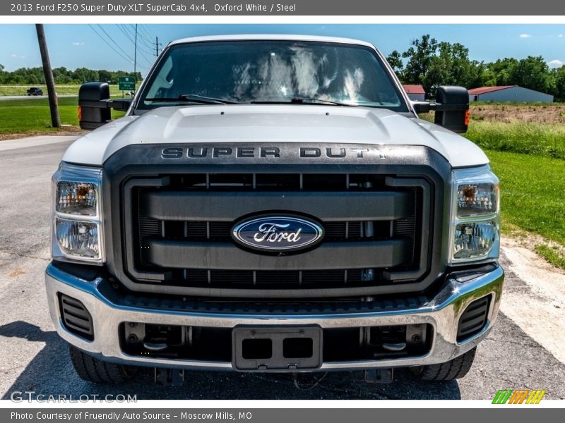 Oxford White / Steel 2013 Ford F250 Super Duty XLT SuperCab 4x4