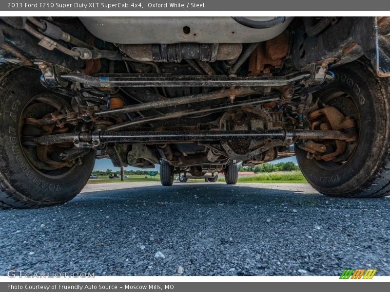Oxford White / Steel 2013 Ford F250 Super Duty XLT SuperCab 4x4