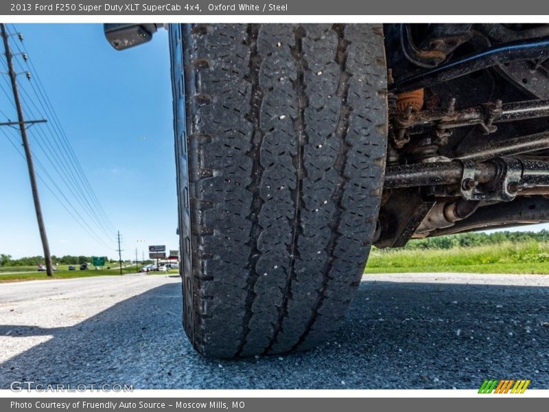 Oxford White / Steel 2013 Ford F250 Super Duty XLT SuperCab 4x4