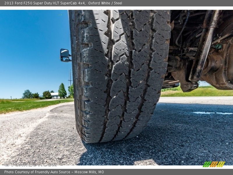 Oxford White / Steel 2013 Ford F250 Super Duty XLT SuperCab 4x4