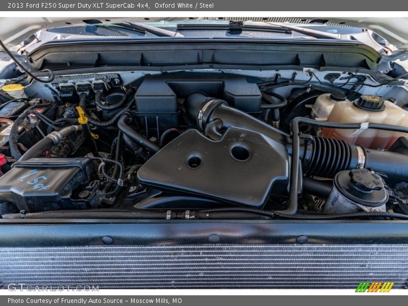 Oxford White / Steel 2013 Ford F250 Super Duty XLT SuperCab 4x4