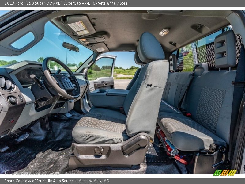 Oxford White / Steel 2013 Ford F250 Super Duty XLT SuperCab 4x4