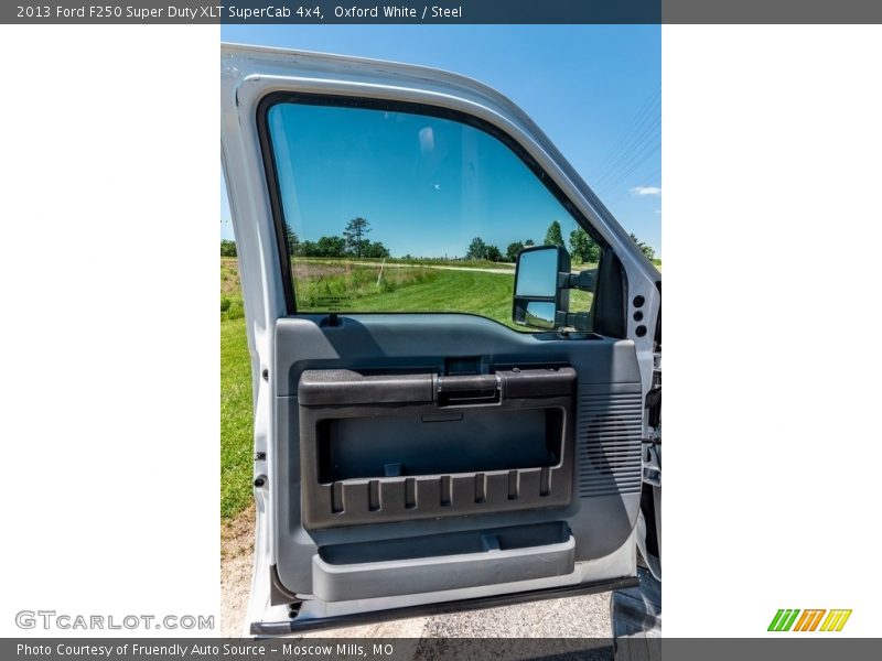 Oxford White / Steel 2013 Ford F250 Super Duty XLT SuperCab 4x4