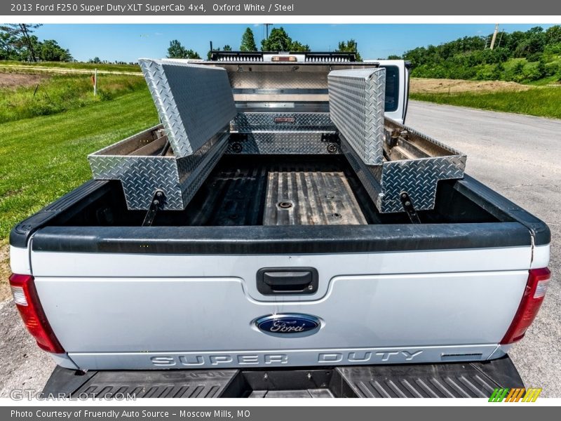 Oxford White / Steel 2013 Ford F250 Super Duty XLT SuperCab 4x4