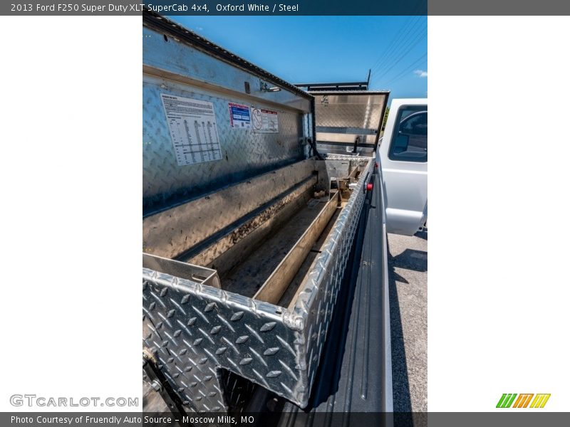 Oxford White / Steel 2013 Ford F250 Super Duty XLT SuperCab 4x4