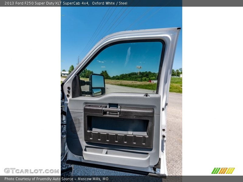 Oxford White / Steel 2013 Ford F250 Super Duty XLT SuperCab 4x4