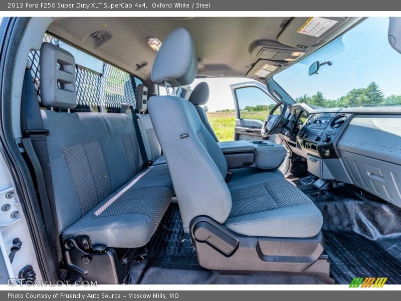 Oxford White / Steel 2013 Ford F250 Super Duty XLT SuperCab 4x4