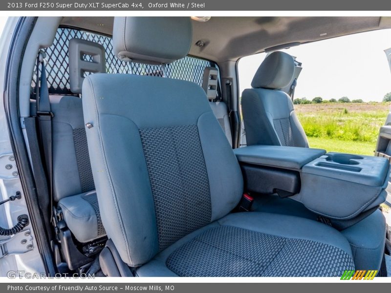 Oxford White / Steel 2013 Ford F250 Super Duty XLT SuperCab 4x4