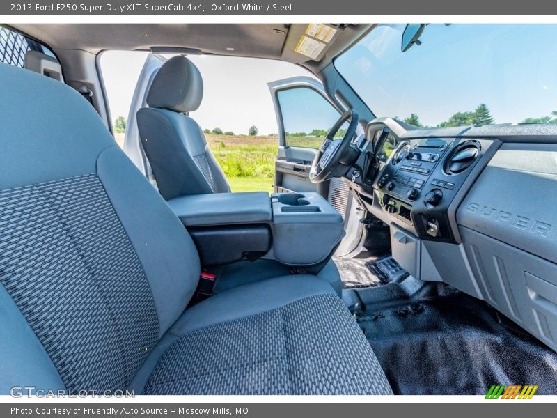 Oxford White / Steel 2013 Ford F250 Super Duty XLT SuperCab 4x4