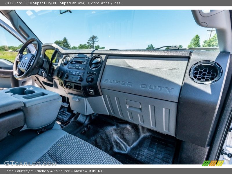 Oxford White / Steel 2013 Ford F250 Super Duty XLT SuperCab 4x4