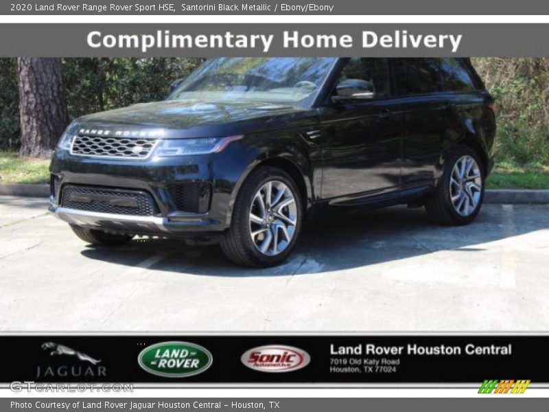 Santorini Black Metallic / Ebony/Ebony 2020 Land Rover Range Rover Sport HSE