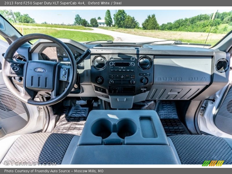Oxford White / Steel 2013 Ford F250 Super Duty XLT SuperCab 4x4