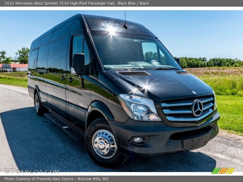  2015 Sprinter 3500 High Roof Passenger Van Black Blue