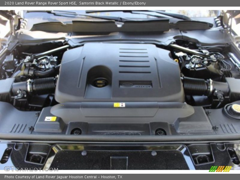 Santorini Black Metallic / Ebony/Ebony 2020 Land Rover Range Rover Sport HSE