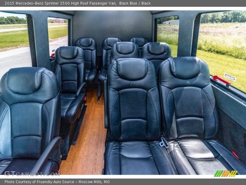 Rear Seat of 2015 Sprinter 3500 High Roof Passenger Van